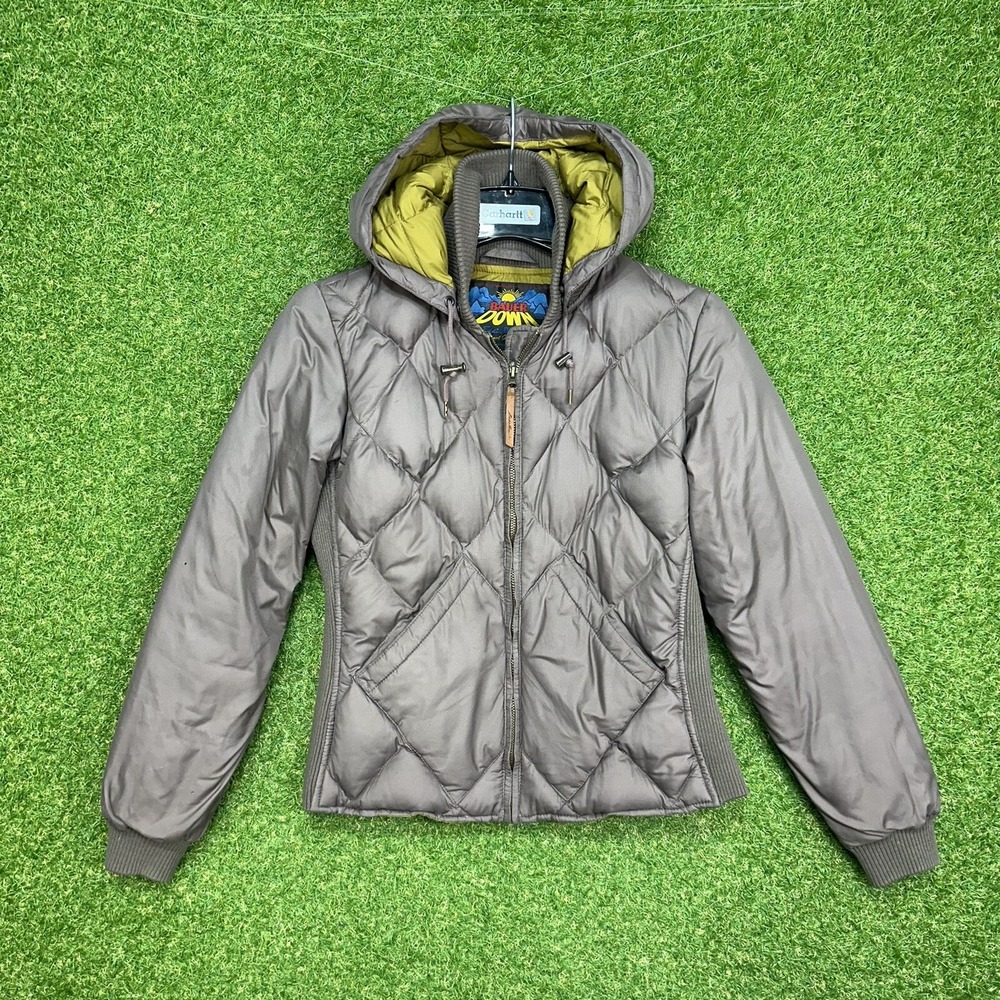 Vintage Eddie Bauer Bauer Down Jacket Size Medium M Winter Coat Puffer Parka